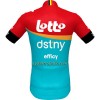 Cykeltøj + Cykelshorts 2023 Lotto Dstny Rød Gul Azur